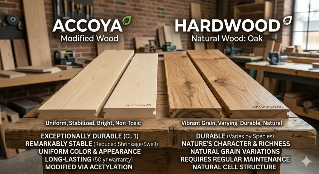 Why Timber Matters Accoya vs. Hardwood