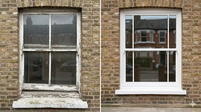 Edwardian Sash Window Restoration