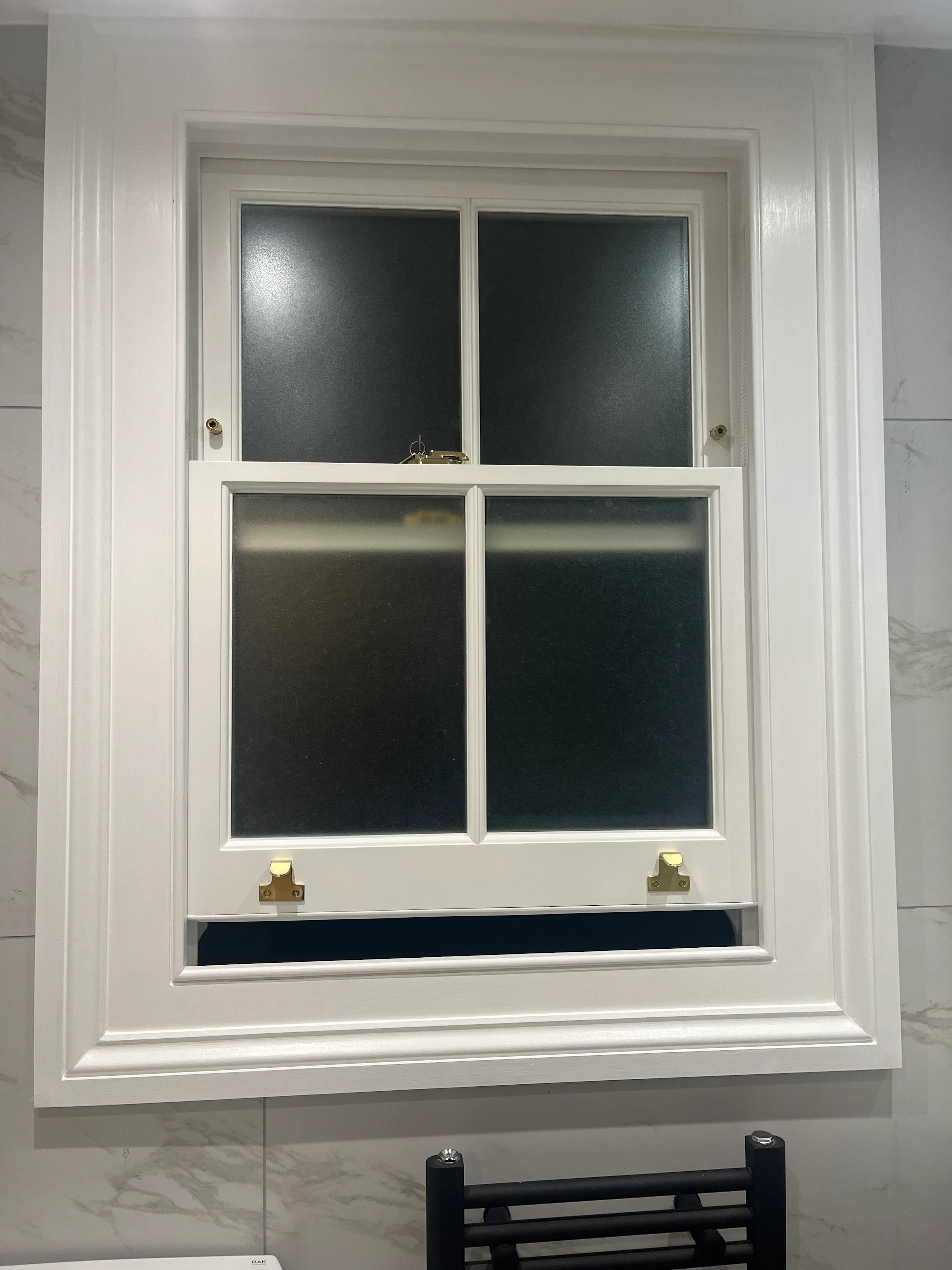 Replaced double sash windows with decorative glazing bars — Edwardian home, Central London
