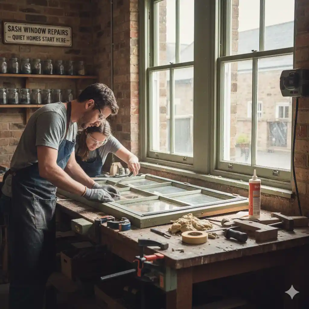 Sash window repair in Islington, North London