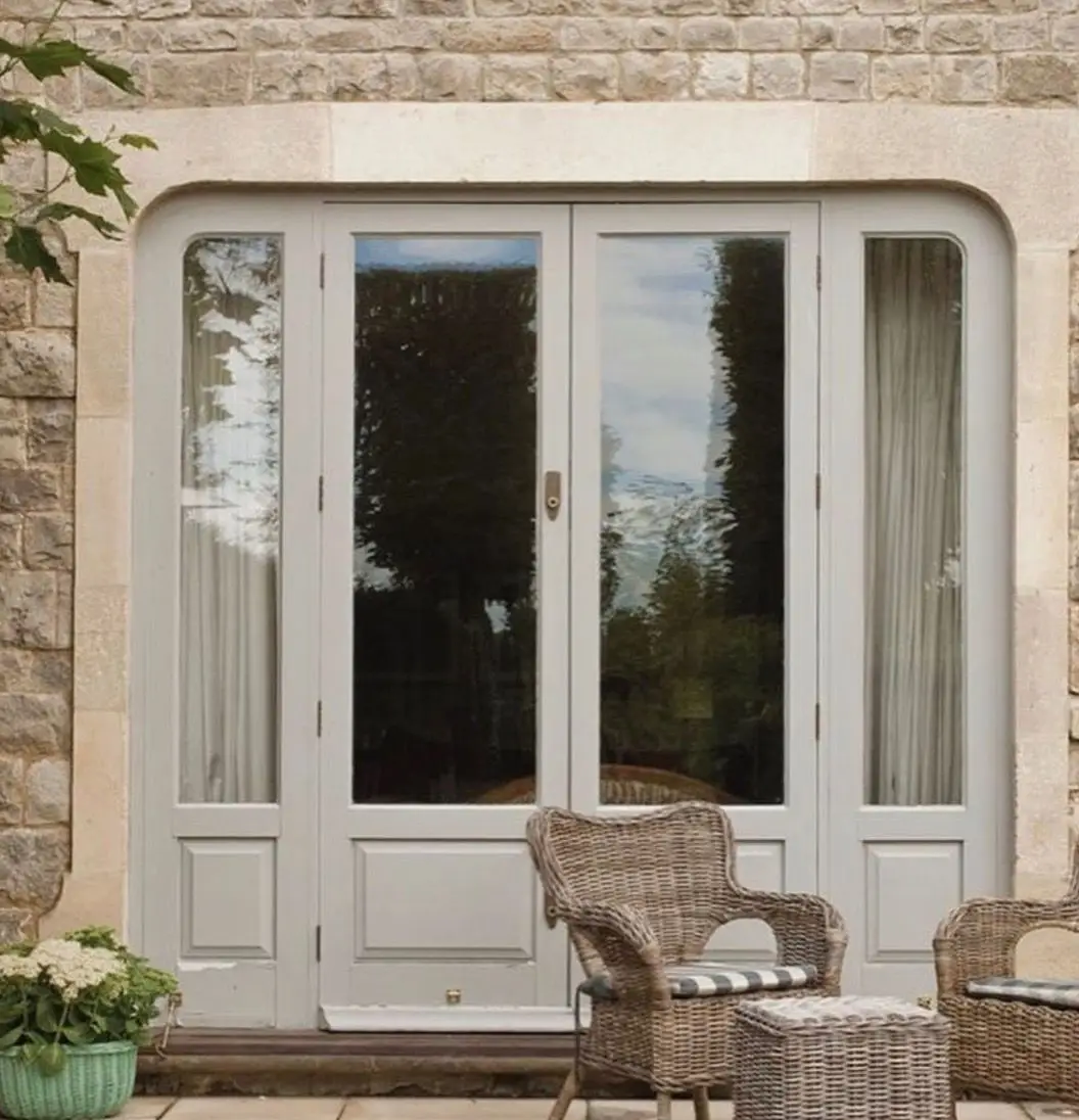 Bespoke timber French doors installed in a London home