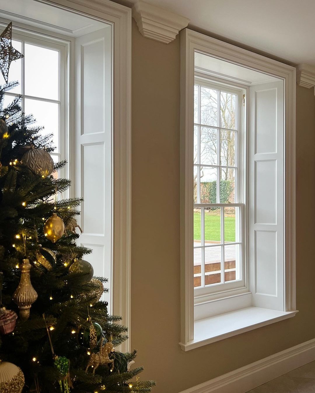 Like for like sash window shutters replacement