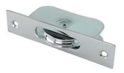 Polished chrome sash pulley