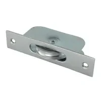 Satin chrome sash pulley