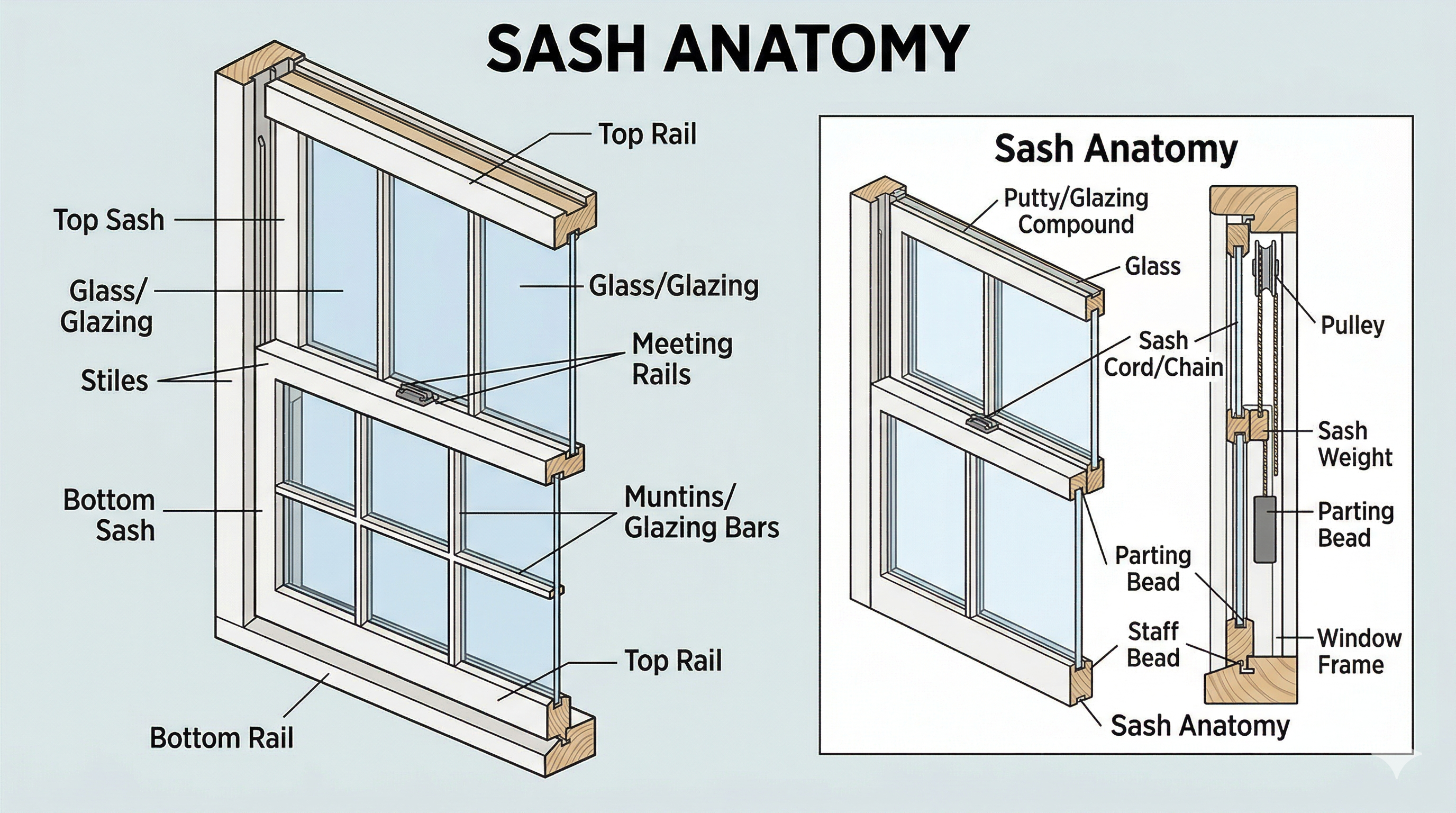 Anatomy of a Traditional Timber Box Sash Window