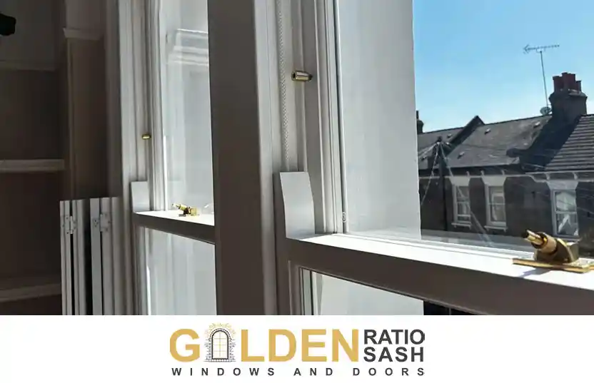 The golden ratio proportion applied to a period property facade
